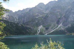 Lago de Morskie Oko en el parque nacional Tatra